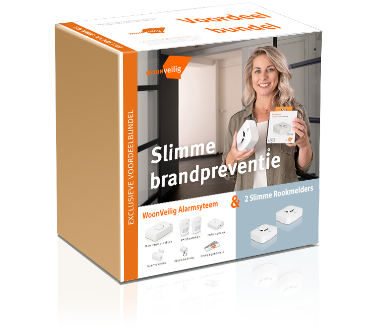 Alarmsysteem + 2 Slimme Rookmelders