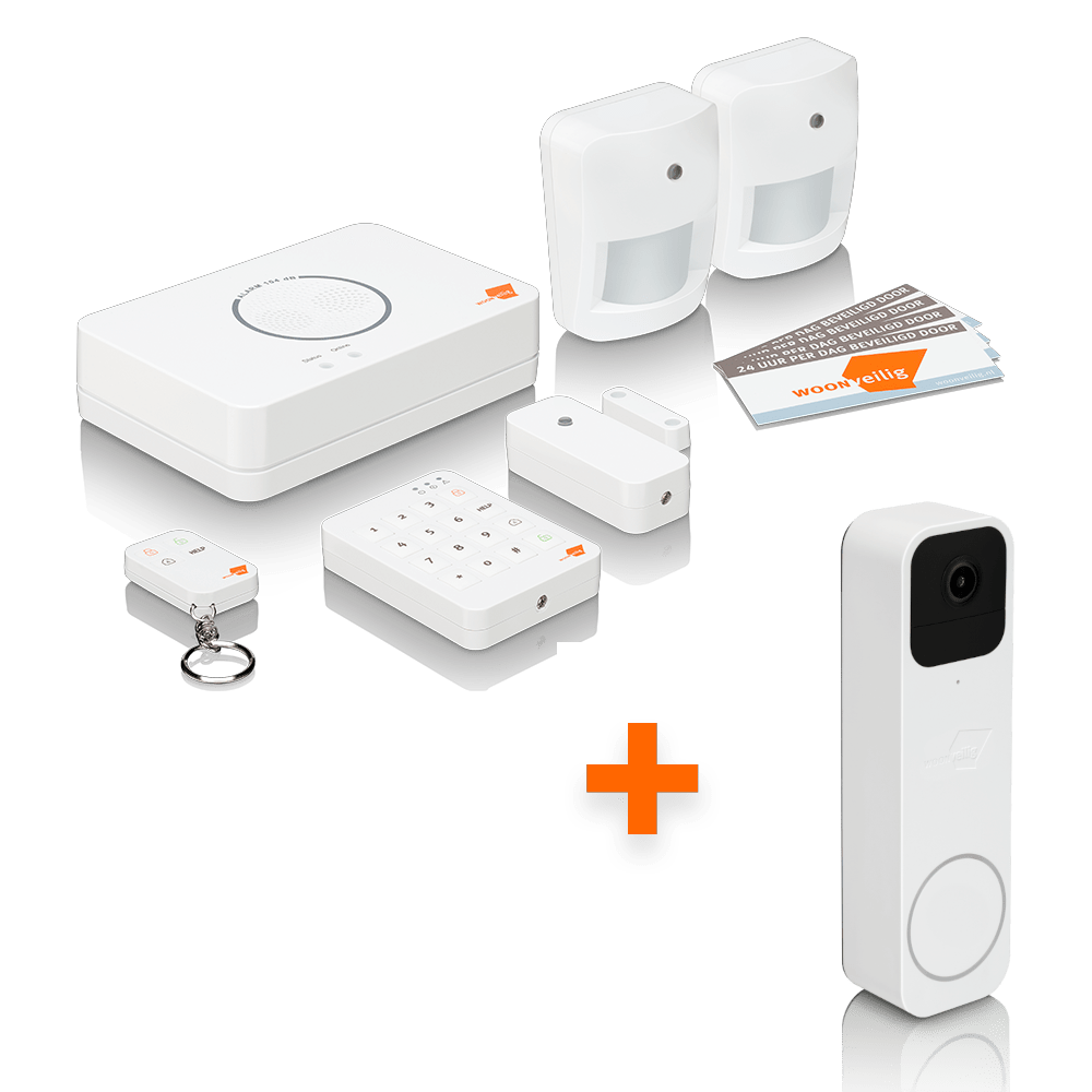 Voordeelbundel: Alarmsysteem + Video Deurbel