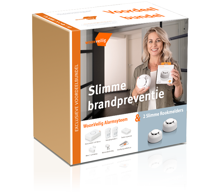 Alarmsysteem + 2 Slimme Rookmelders
